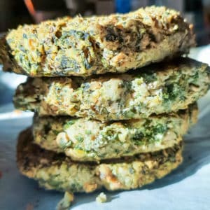 sprouted bean patties