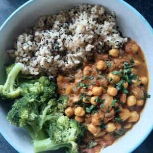 spinach and chickpea curry recipe