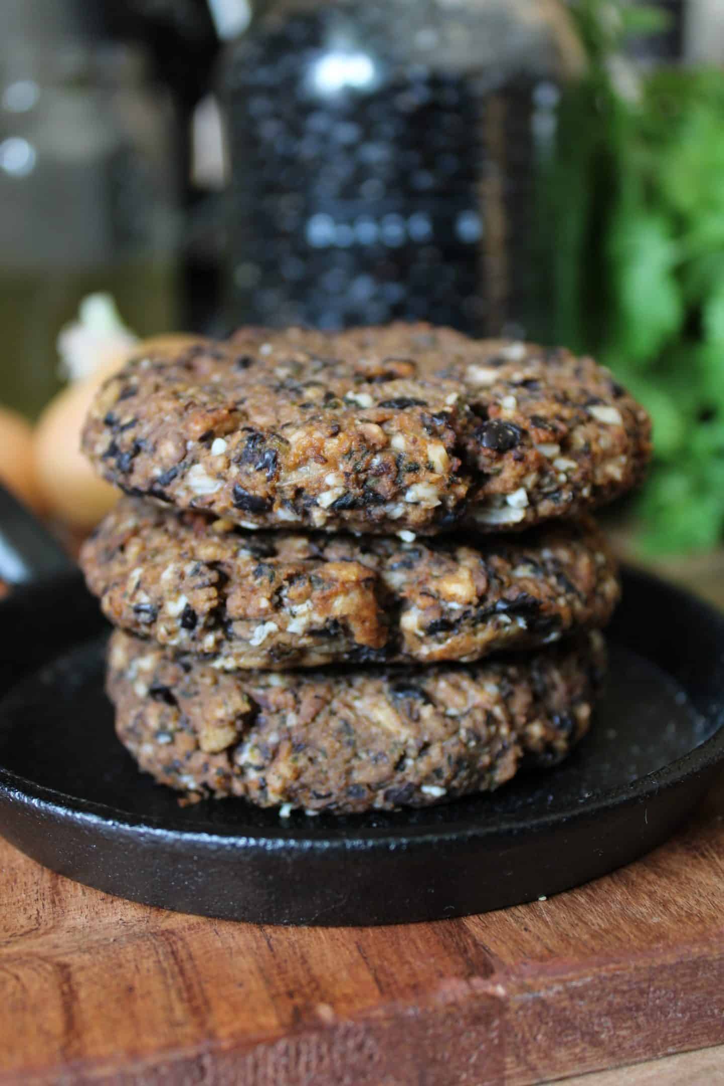 The best ever homemade Chipotle black bean burgers