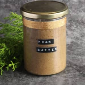 Spicy pear butter