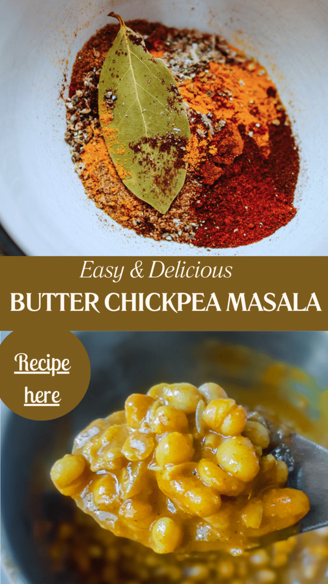 butter chickpea masala