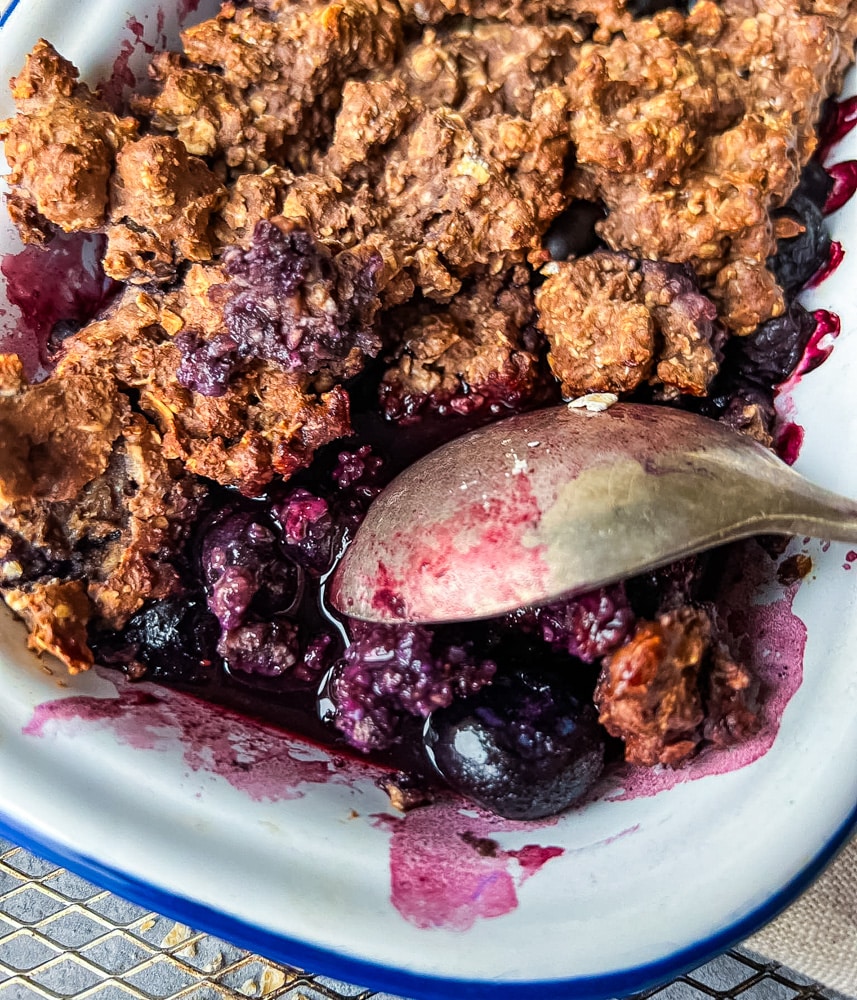 protein oat crumble