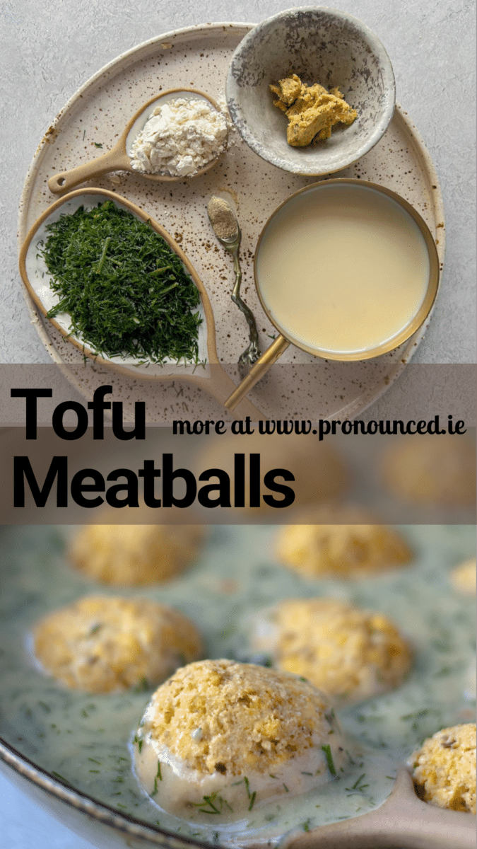 tofu meatballs