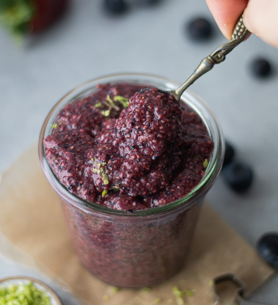 chia berry jam