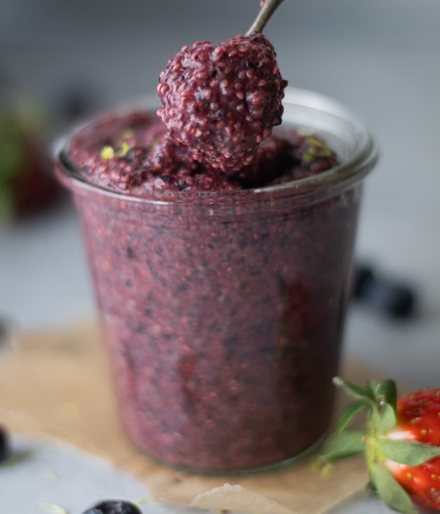 chia berry jam