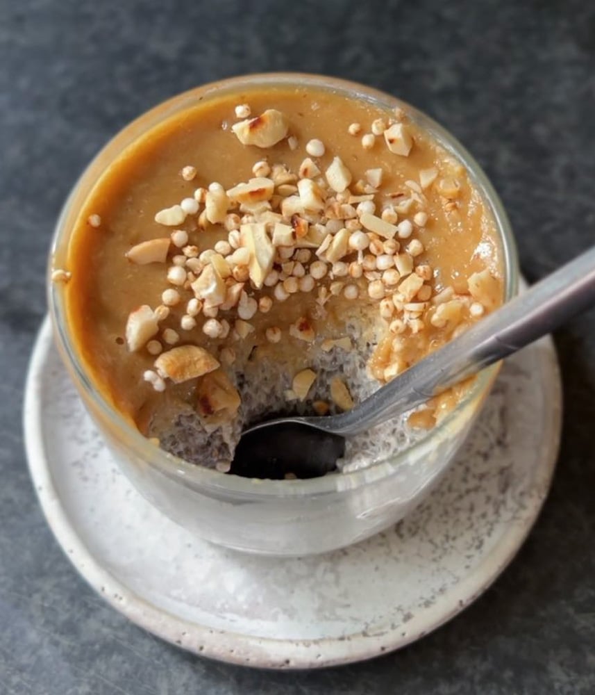 Caramel-Date Chia Pudding